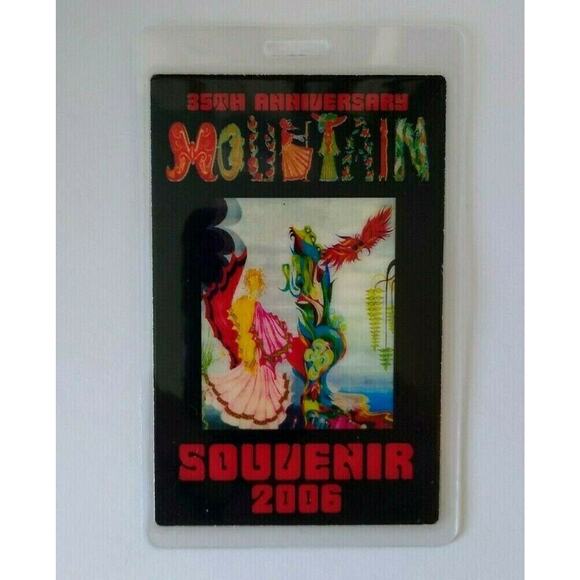 Mountain Leslie West Souvenir Backstage Pass Hard Rock Music 35th Anniversary - Picture 1 of 4